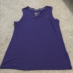 Nike Purple Athletic Tank Top